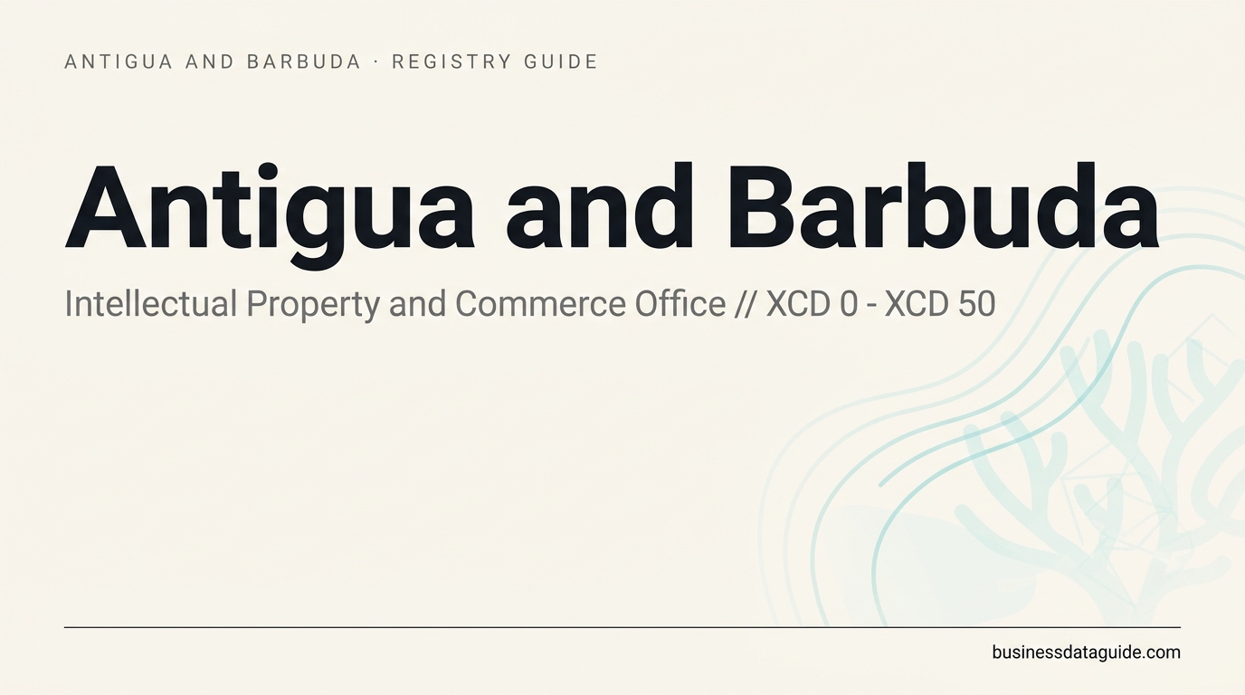 Antigua and Barbuda company registry guide cover