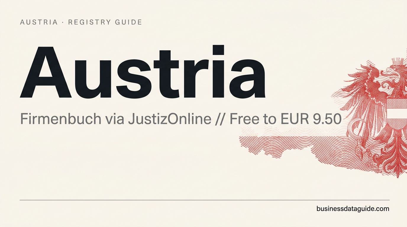 Austria company registry guide cover