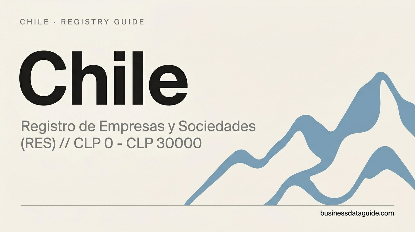Chile company registry guide cover