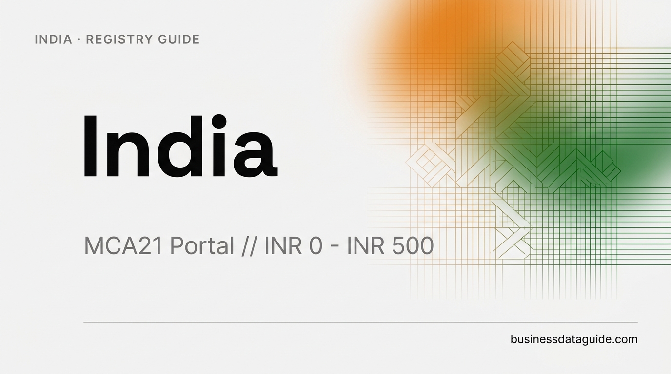 India company registry guide cover