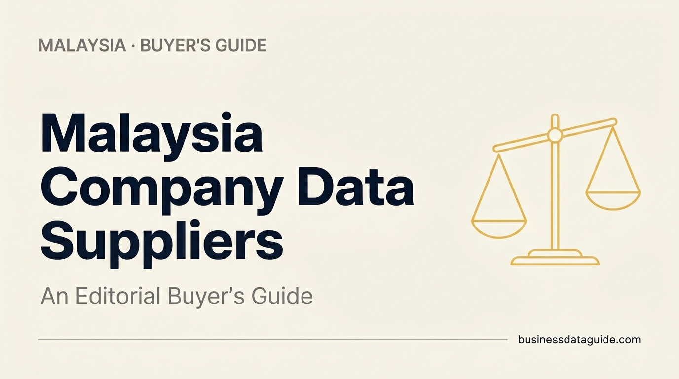 Malaysia Company Data Suppliers: An Editorial Buyer's Guide