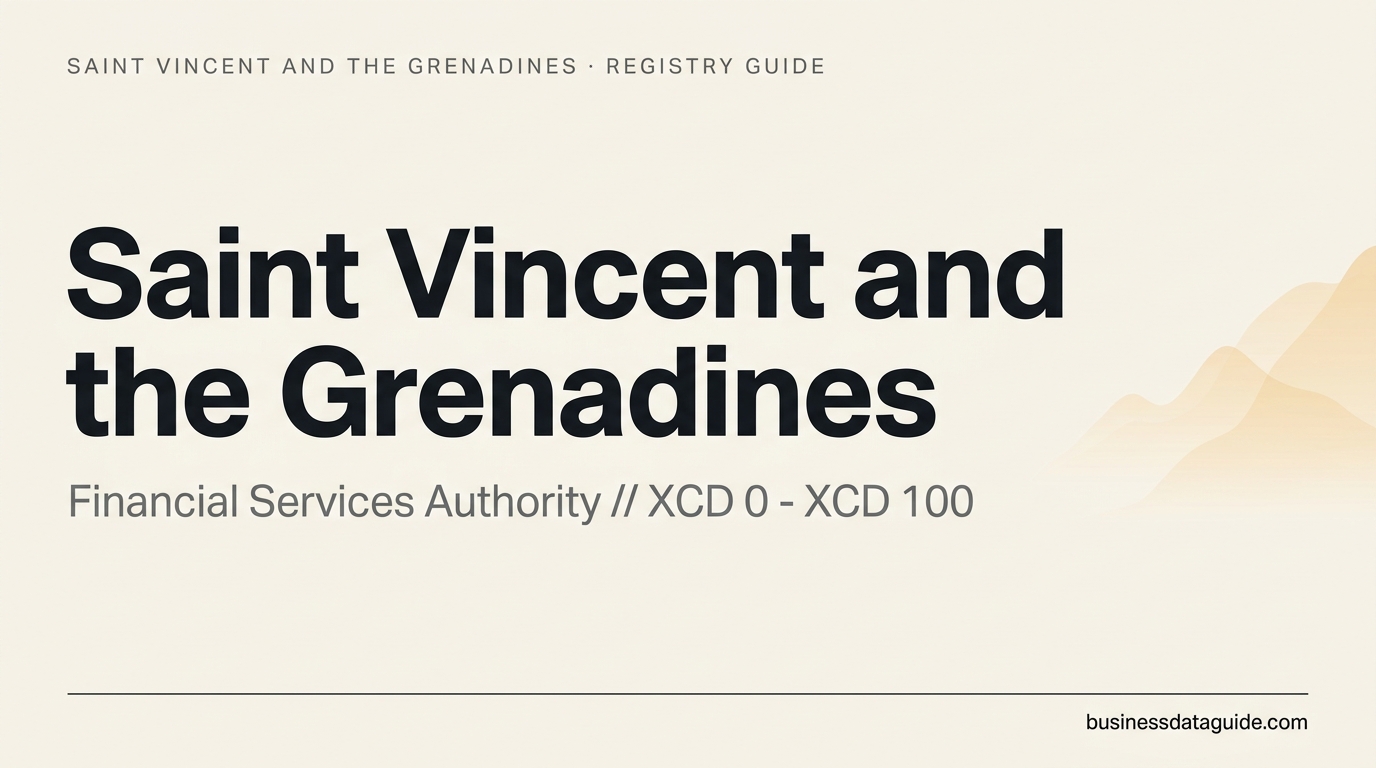 Saint Vincent and the Grenadines company registry guide cover