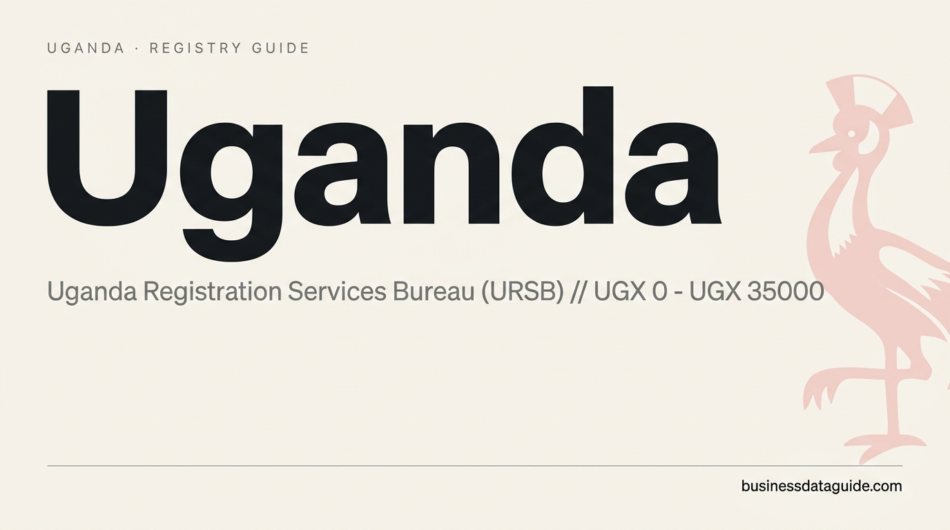 Uganda company registry guide cover